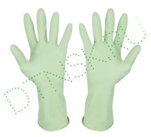 Перчатки 101279 латекс, размер M, зеленые