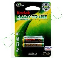 Аккумулятор Kodak HR03-2BL (2шт) (AAA) (Pre-Charged [K3AHRP-2/850mАh] 