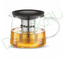            Чайник заварочный 0,6л SA-TP02-06 боросиликатное