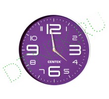 Часы настен CT-7101 плавн фиолет