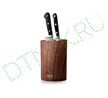 Подставка для ножей универсальная. soft touch, рисунок дерево. LR05-101 