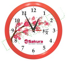 Часы настен Sakura1 Б1 красн