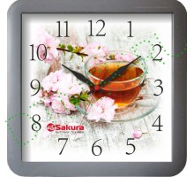 Часы настен Sakura3 A5 серый
