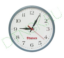 Часы настен Sakura 2Б5 серый