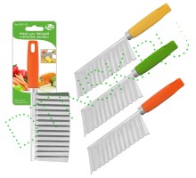 Нож-резак DH53-132 Волна для овощей и фруктов, нержавеющая сталь, пластик